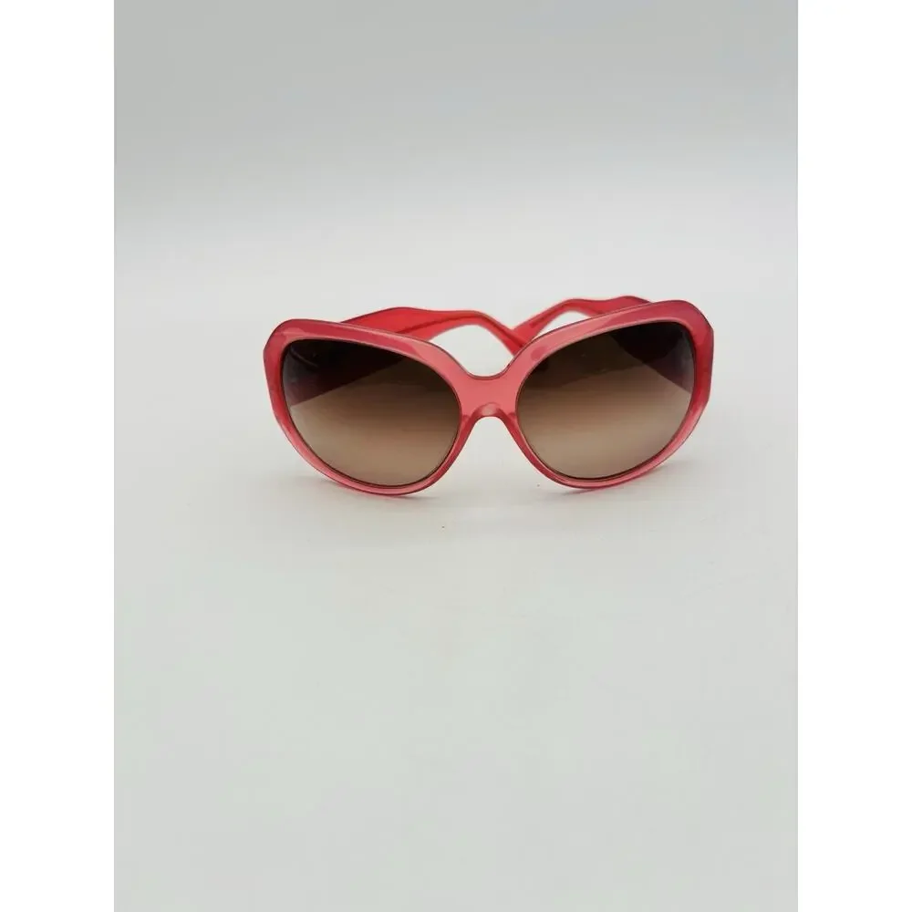 Juicy Couture Vintage Women's Sunglasses Chunky Translucent Pink Frame Y2K VG
